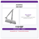Accentra 1101BF Commercial Door Closer | Grade 1 | ADA Barrier Free | Sizes 1–4