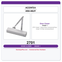 Accentra 2701 Grade 1 Heavy-Duty Commercial Door Closer – Tri-Pack Universal Mount