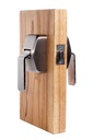 ABH 6000 Series Push/Pull Latchset – Satin Stainless Steel, ANSI Grade 1, UL Listed