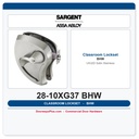 Sargent 28-10XG37 BHW Classroom Mortise Lever Lockset | 32D Satin Stainless
