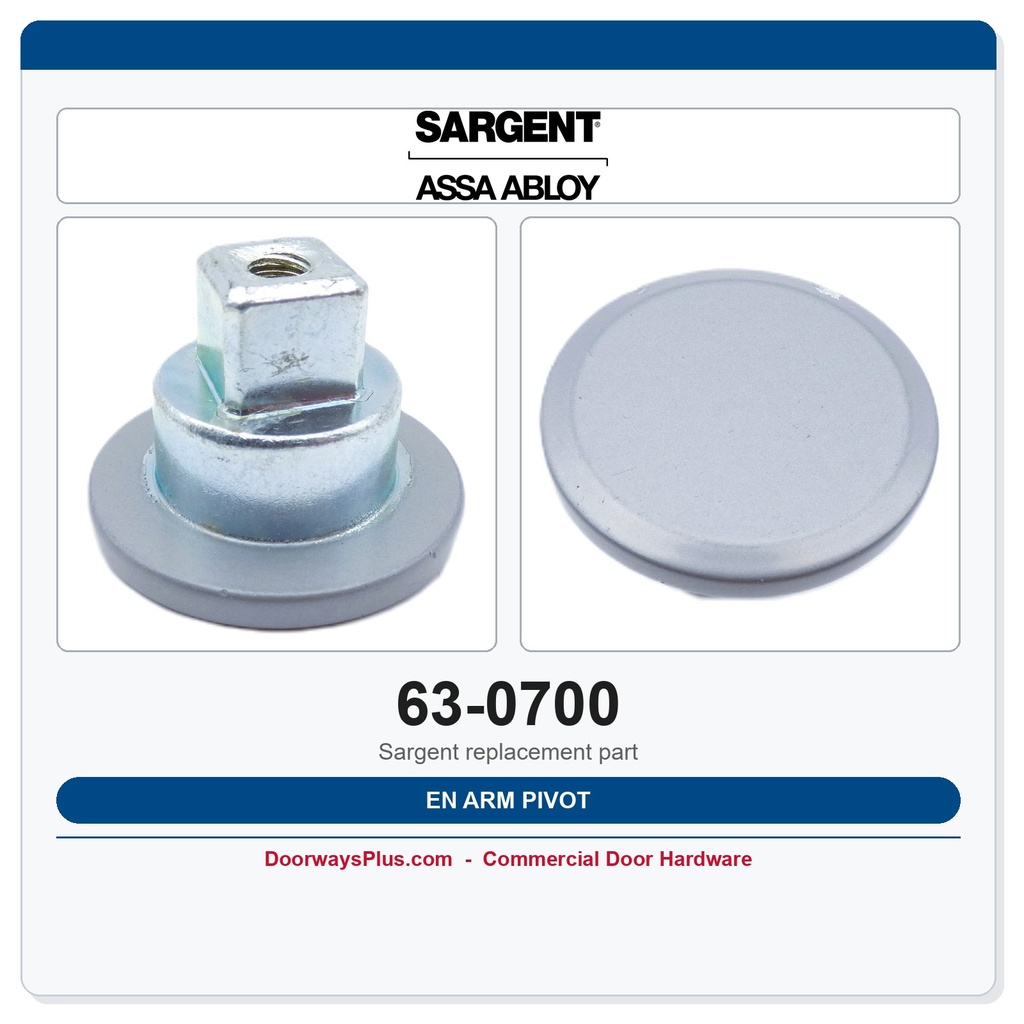 Sargent 63-0700 EN Arm Pivot | P10, PS & CPS Closer Arms — 351, 281, 1431 Series