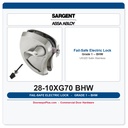 Sargent 28-10XG70 BHW Fail-Safe Electric Cylindrical Lock US32D Grade 1