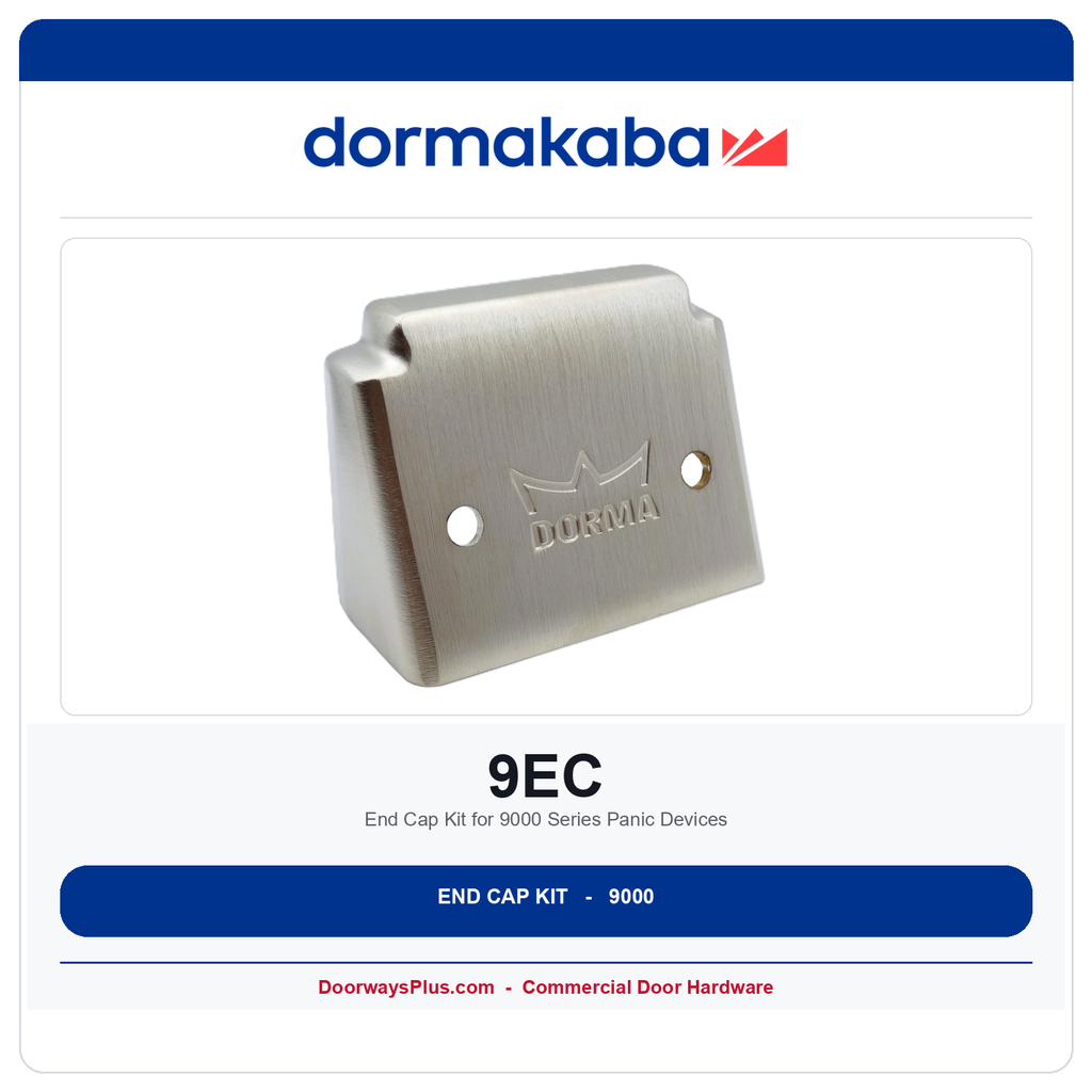 Dorma 9EC End Cap Kit for 9000 Series Panic Devices