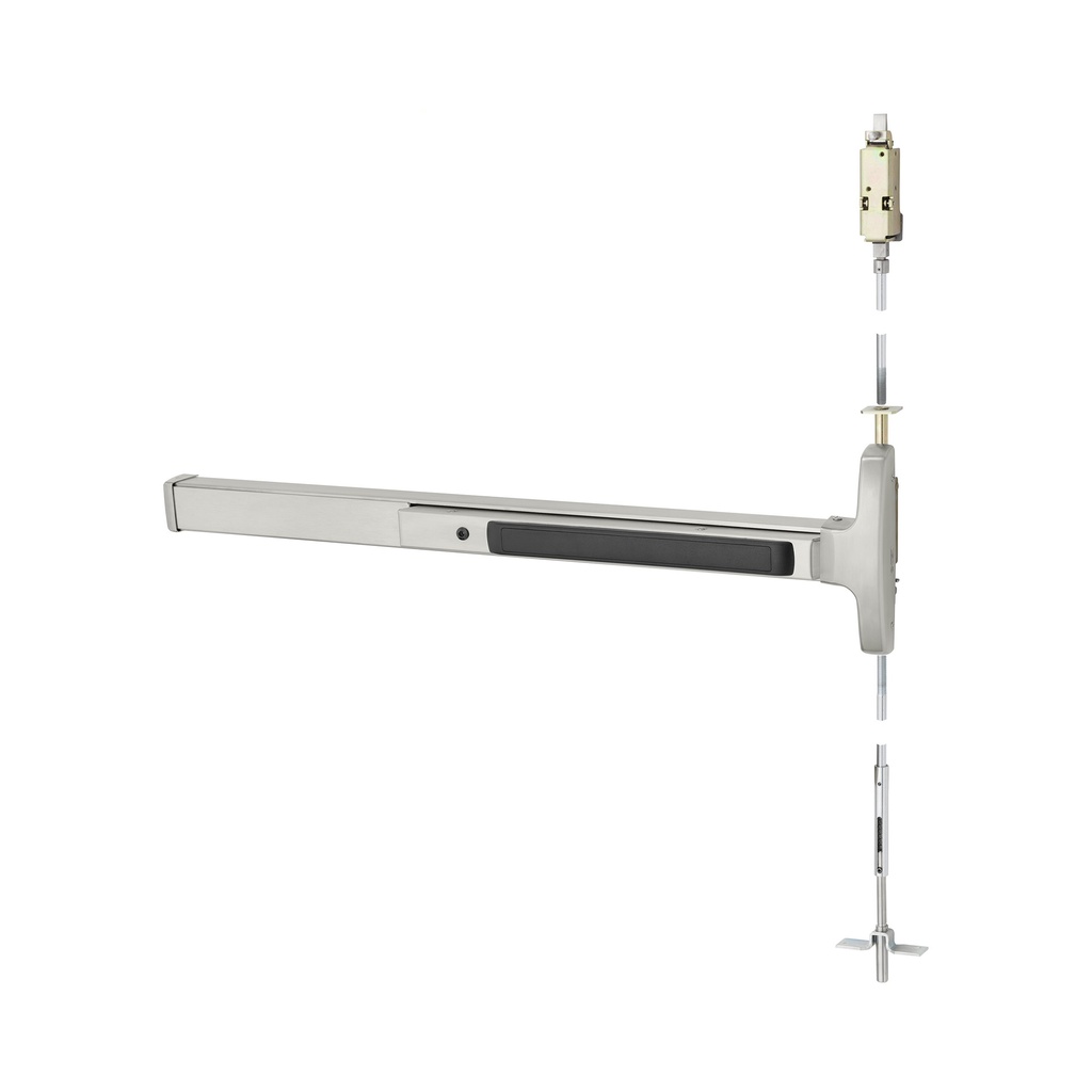 Sargent MD8410 Narrow Stile Concealed Vertical Rod Exit Device – Metal Door