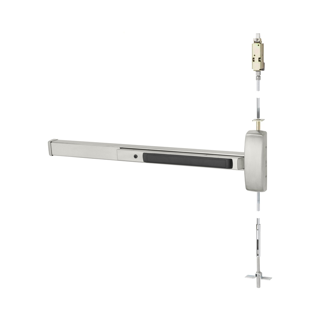 Sargent MD8610 Wide Stile Concealed Vertical Rod Exit Device for Metal Door
