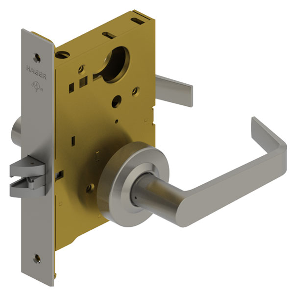 Hager 3810S Passage Mortise Latchset – BHMA Grade 1 Sectional Trim