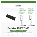 Pemko 18062DNB Nylon Brush Sill Sweep – Dark Bronze Anodized, 36" or 48"