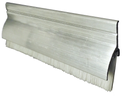 Pemko 345AN Sill Sweep with Gray Nylon Brush and Rain Drip - Mill Aluminum