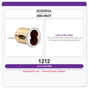Accentra 1212 LFIC 6-Pin Rim Cylinder Housing Less Core | 626 | Large Format Interchangeable Core