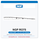 NGP RO75 ADA Offset Interlocking Wheelchair Ramp 15" x 1/4" x 3/4" – National Guard Products