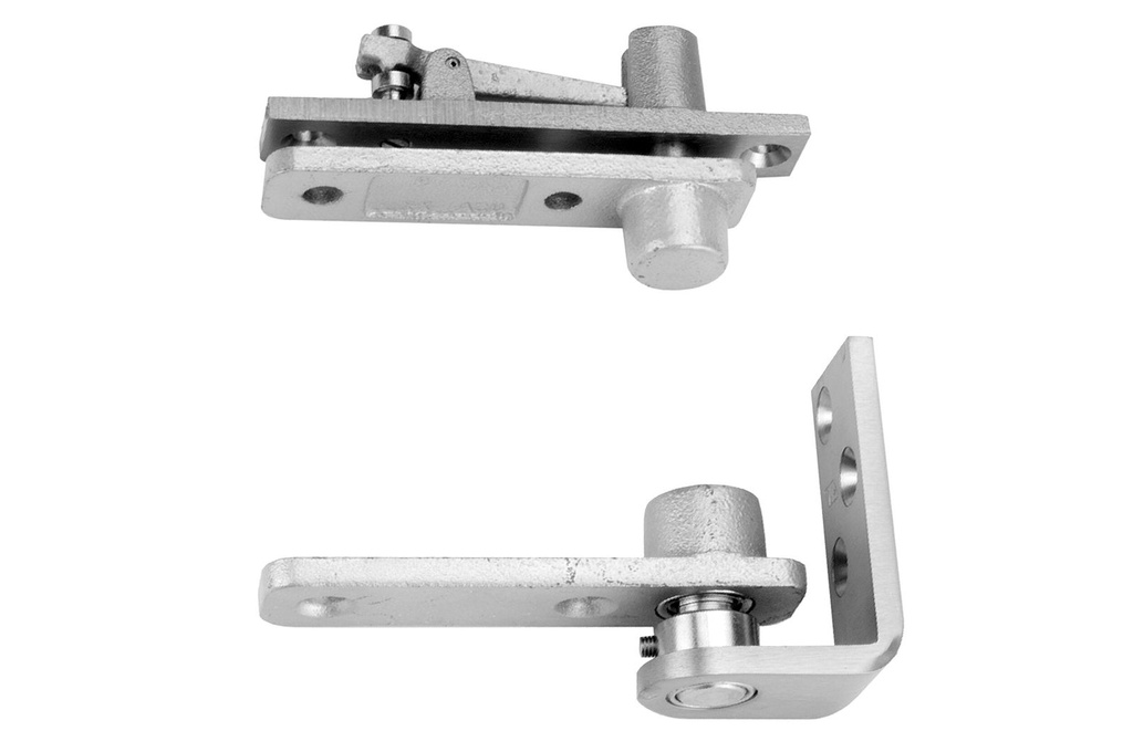 McKinney EP-5J Jamb Mount Center Hung Pivot Set | US26D Satin Chrome