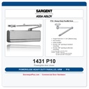Sargent 1431 P10 Powerglide Heavy Duty Parallel Arm Door Closer – ANSI Grade 1