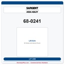 Sargent 68-0241 Lift Arm | 80 Series Exit Device Replacement Part