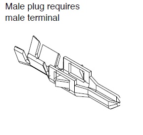 McKinney QC-MT2024 ElectroLynx Male Terminal AWG 20-24 | Bag/100