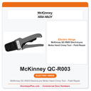 McKinney QC-R003 ElectroLynx Molex Hand Crimp Tool – Field Repair