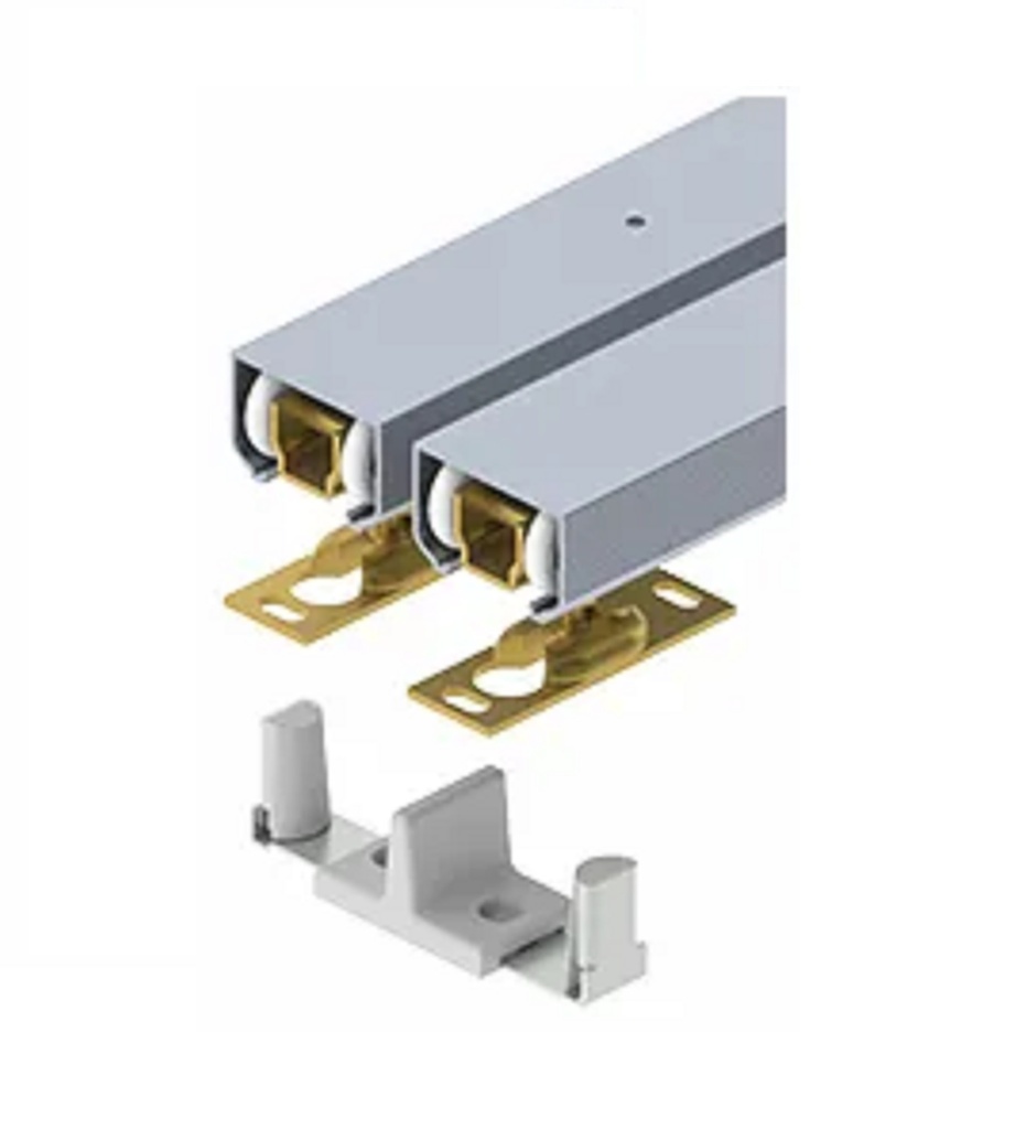 Hager 9611CS By-Pass Sliding Door Track Set 