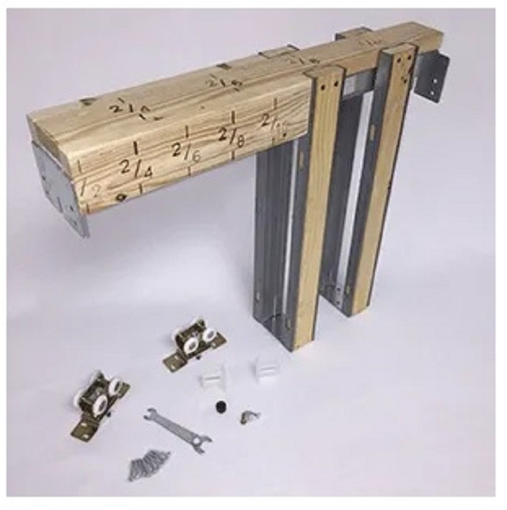 Hager 9850HD 96" Extra Heavy Duty Pocket Door Track Set with Studs