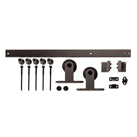 Hager 9456 eConestoga 72" Barn Door Track Kit – Grade 1, 250 lb