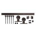 Hager 9456 eConestoga 72" Barn Door Track & Hardware Kit – Grade 1, 250 lb