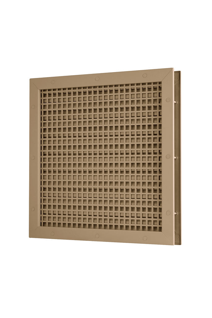 Rockwood LV-WS Hurricane & Windstorm Rated Metal Door Louver — 1-3/4" Exterior, HVHZ Approved