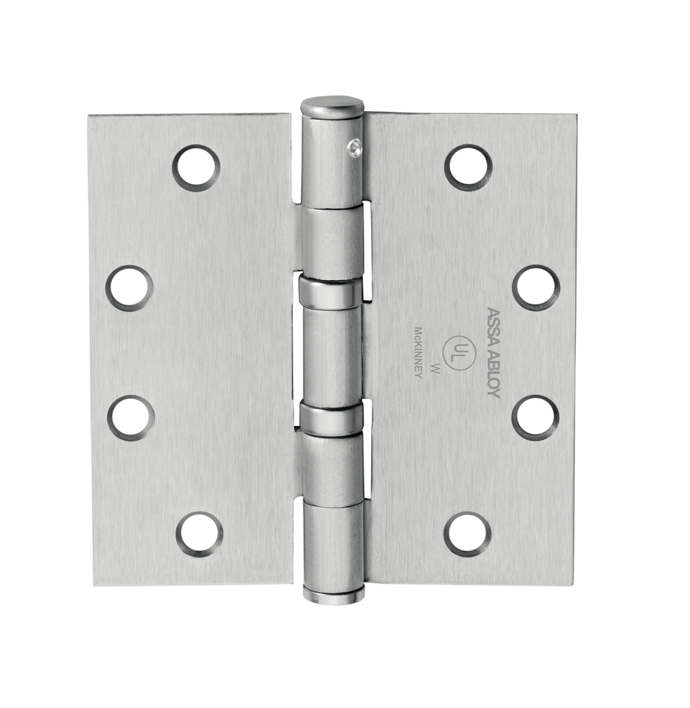 McKinney TA2314 NRP 4-1/2" x 4" Full Mortise Ball Bearing Hinge | Non-Removable Pin, UL Listed
