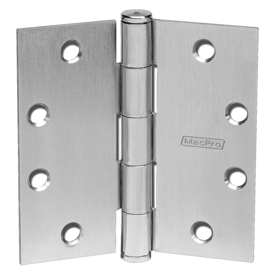 McKinney MacPro MP79 4-1/2x4-1/2 Plain Bearing Steel Hinge | UL 3-Hour Fire Rated 5-Knuckle Full Mortise