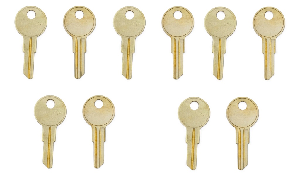 Ilco Y11 BR Yale Key Blank – Pack of 10