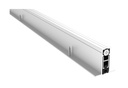 Pemko 411ARL Full Mortise Automatic Door Bottom – Black Neoprene | UL 10C Fire & Smoke Rated