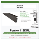 Pemko 412DRL Automatic Door Bottom | Dark Bronze Anodized | UL 10C Fire Rated