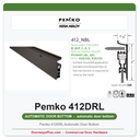 Pemko 412DRL Automatic Door Bottom | Dark Bronze Anodized | UL 10C Fire Rated