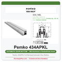 Pemko 434APKL Full Mortised Automatic Door Bottom | Aluminum | UL 10C Fire Rated & UL 1784 Smoke Seal