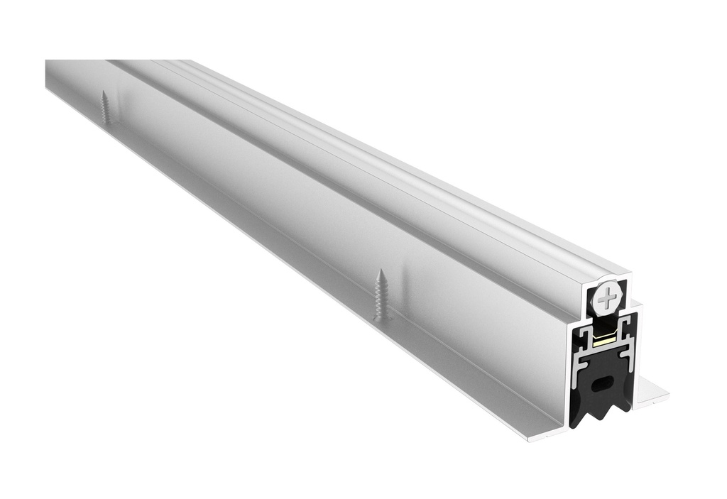 Pemko 434ARL Full Mortised Automatic Door Bottom | Aluminum, EPDM, UL 10C Fire Rated