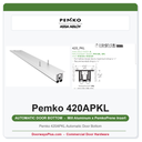 Pemko 420APKL Automatic Door Bottom | PemkoPrene | 1/2" Drop | Hollow Metal | UL 10C Fire Rated