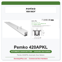 Pemko 420APKL Automatic Door Bottom | PemkoPrene | 1/2" Drop | Hollow Metal | UL 10C Fire Rated