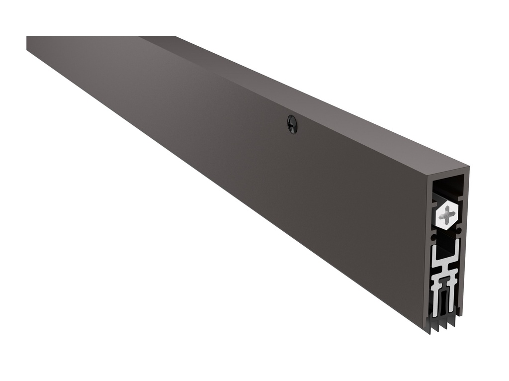 Pemko STC4131DPK Acoustic Fire-Rated Auto Door Bottom – Dark Bronze