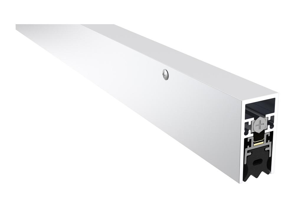 Pemko 4301CRL Surface or Semi-Mortised Automatic Door Bottom, Sponge Neoprene EPDM Seal, 3/4" Max Drop