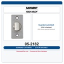 Sargent 05-2182 Guarded Latchbolt – 2-3/4" Backset | 6500 Series OEM Replacement