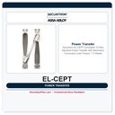 Securitron EL-CEPT Concealed 10-Wire Electrical Power Transfer with ElectroLynx