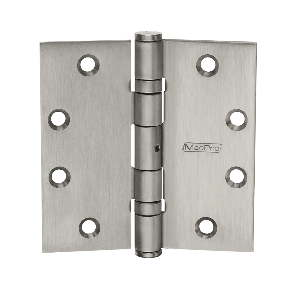 McKinney MacPro MPB91 NRP Ball Bearing Hinge 4-1/2x4-1/2 US32D Satin Stainless Steel