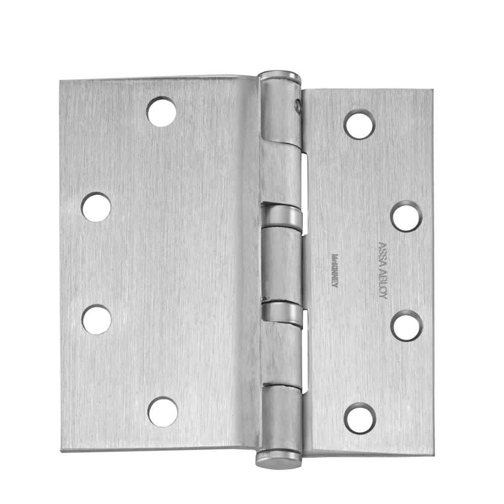 McKinney TA2772 4-1/2" Half Surface Ball Bearing Hinge | US26D / 626 Satin Chrome | ANSI A8412