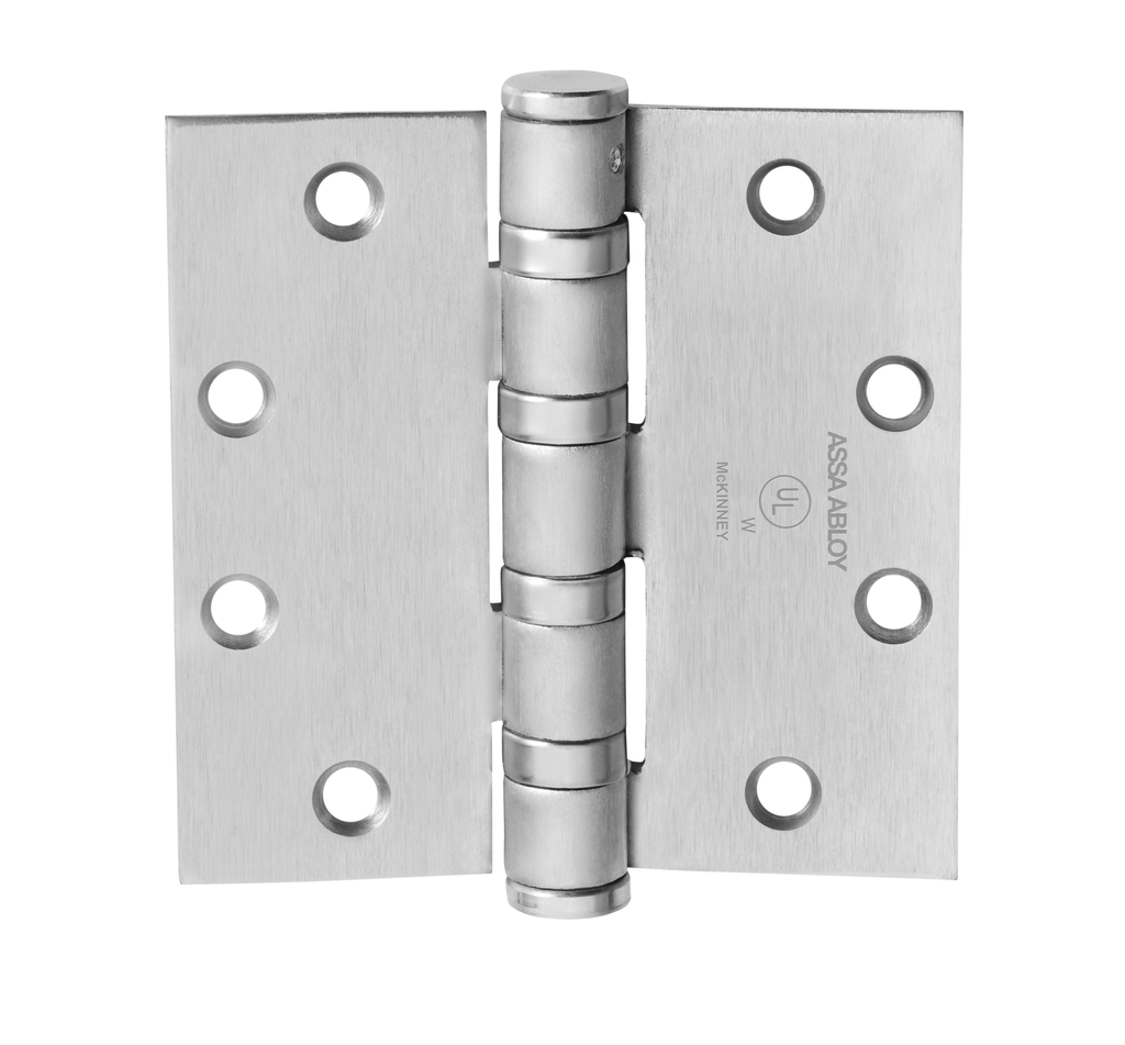 McKinney T4A3786 NRP 5"x4.5" Heavy Weight Ball Bearing Hinge 626 Satin Chrome