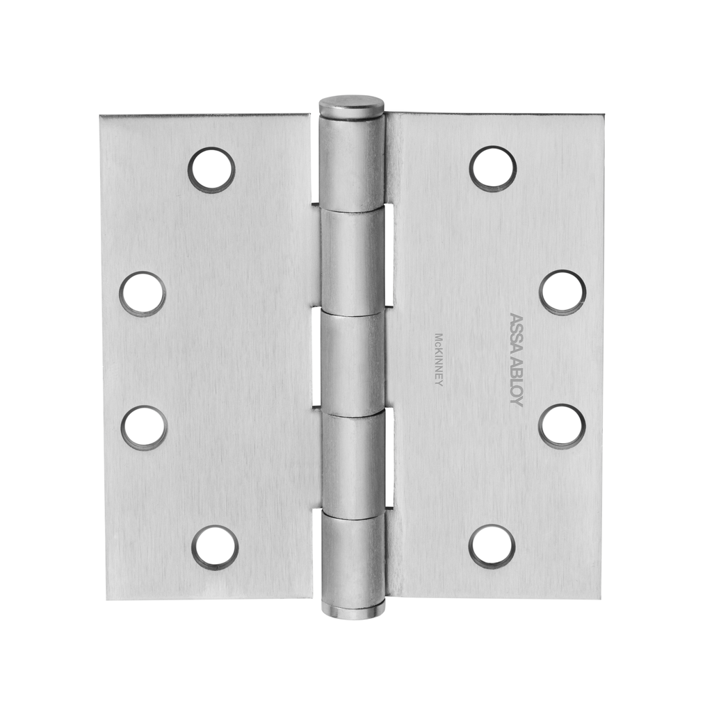 McKinney T2714 4x4 Plain Bearing Full Mortise Steel Hinge | 5-Knuckle Commercial