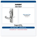 Sargent 744 ETL Freewheeling Exit Lever Trim – 80 Series Night Latch (ANSI 03)