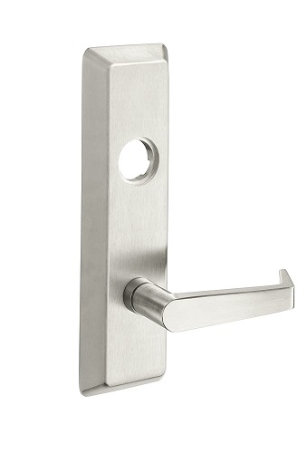 Accentra AU 626F Classroom/Storeroom Outside Exit Trim, Less Cylinder – Satin Stainless Steel