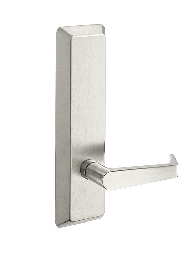Accentra AU 628F Outside Exit Device Trim | 620F Wide Escutcheon | Passage/Dummy | Grade 1