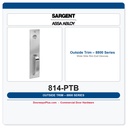 Sargent 814-PTB Outside Trim – 8800 Series Wide Stile Rim Exit Devices