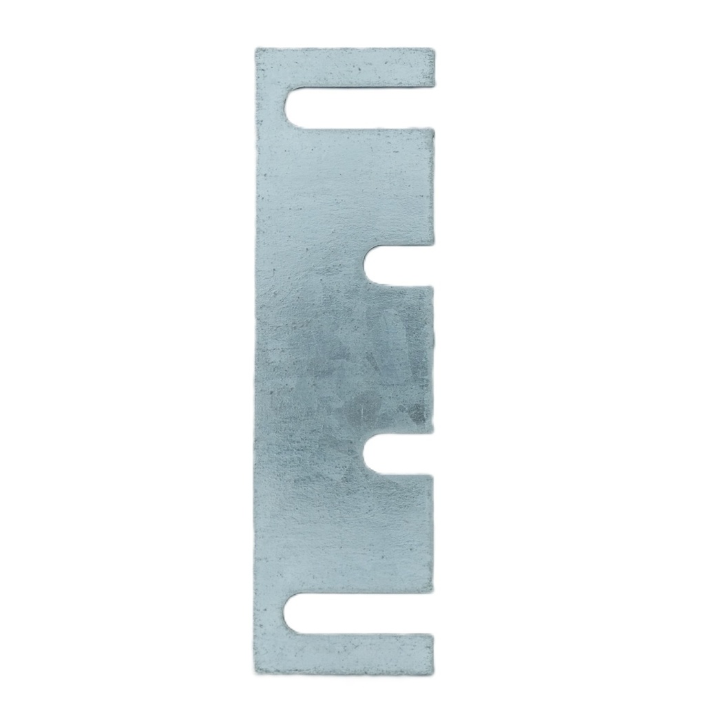 Rockwood HS54 5" Hinge Shim – .065" Thick x 1-7/16" Wide, 16-Gauge Galvanized Steel