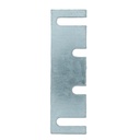 Rockwood HS54 5" Hinge Shim – .065" Thick x 1-7/16" Wide, 16-Gauge Galvanized Steel