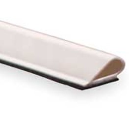 Pemko S88W SiliconSeal 1/4" Bulb Perimeter Gasket – White | UL 10C Fire & Smoke Seal