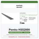 Pemko HSS2000 Intumescent Fire & Smoke Seal – Graphite | UL 10C Category G Edge Seal